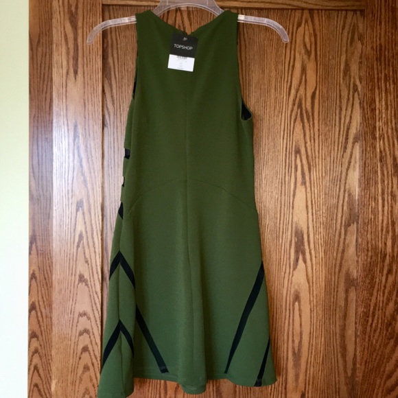 Topshop Green Dress - Picture 2 of 4